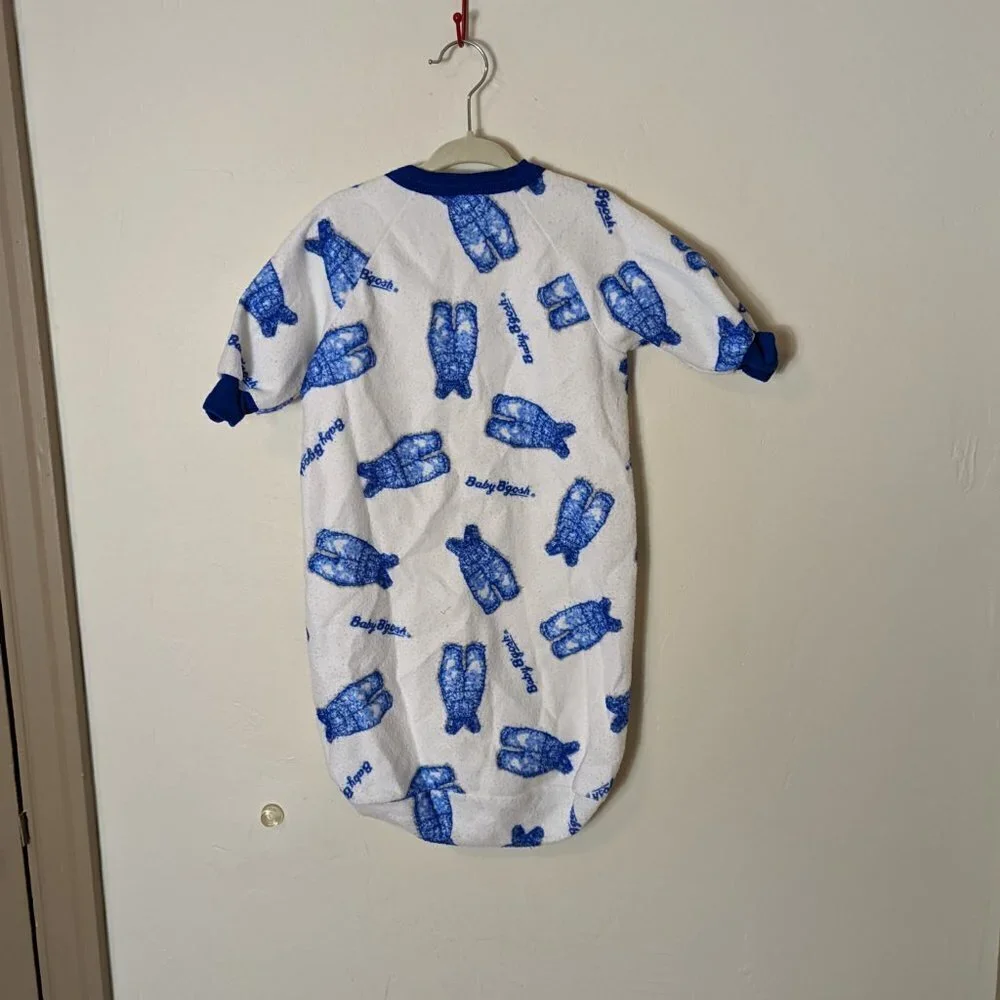 Vintage OshKosh B'gosh Baby One Piece Sleeper Fleece‎